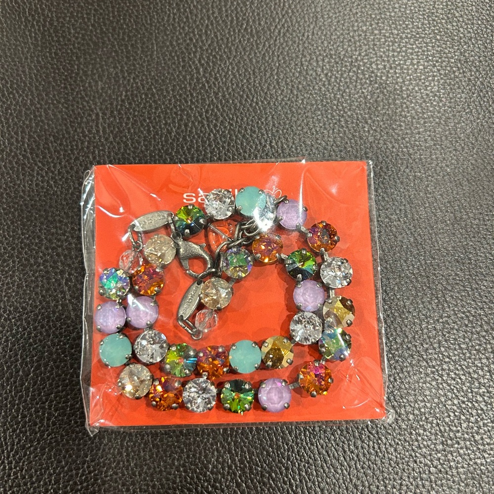 Sabika Multicolor Crystal Necklace